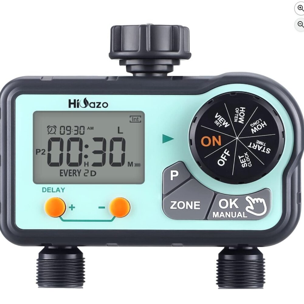Programmable water timer‎ 2 zone